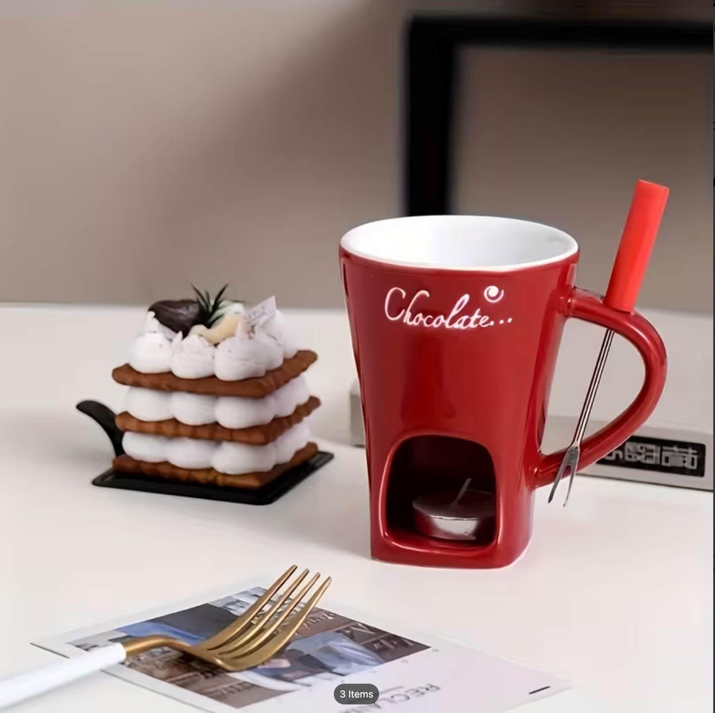 chocolate melting mug